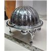Image 6 : Stainless steel butter dish, glass dish inside