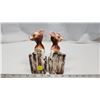 Image 3 : Cute fawn/deer porcelain bookends