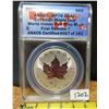 Image 1 : 2014, 5 dollar coins, canadian maple leaf RP-70