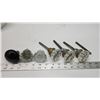 Image 2 : Lot of glass door knobs, etc.