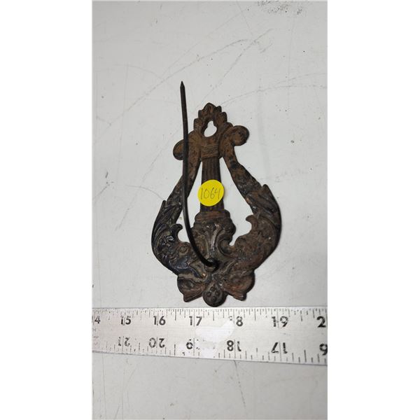 Antique reciept holder hook