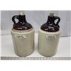 Image 1 : Pair of vintage whiskey jugs - no cracks