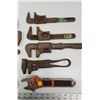 Image 5 : 11 assorted vintage pipe wrenches