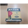 Image 1 : 25 Maxum 12 ga. Shotgun shells (No Shipping)