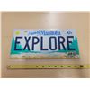 Image 1 : Friendly Manitoba sample license plate EXPLORE
