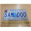 Image 1 : Nova Scotia "Canada's Ocean Playground" sample license plate SAM-000