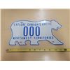 Image 1 : Northwest Territories "Explore Canada's Arctic" sample license plate 000