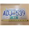Image 1 : Beautiful British Columbia license plate w/ flag ADJ-539