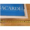 Image 2 : Bacardi Rum mirrored clock 25 1/4" x 10 1/4"