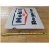 Image 3 : Mobil "Regular" gas pump sign 13 3/4" x 12"