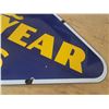 Image 4 : Goodyear Tires porcelain sign 1953 45" x 24.5"