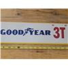 Image 3 : Goodyear "Carry a 3t spare" metal sign 39" x 5"