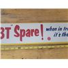 Image 4 : Goodyear "Carry a 3t spare" metal sign 39" x 5"