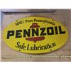 Image 7 : double sided Pennzoil advertising sign 31" x 18"