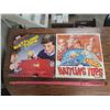 Image 1 : 2 Ideal Battling Tops board games - 1 newer, 1 vintage