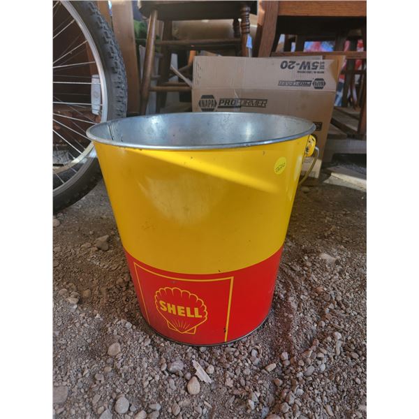 Shell grease pail 25 pounds - Schmalz Auctions