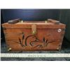 Image 1 : Ducks Unlimited wooden storage chest leather handles