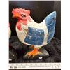 Image 2 : Set of two carved wooden chicken/rooster