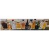 Image 2 : 11 mini collectible liquor bottles - most full, some partial or empty (see pictures)