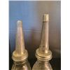 Image 3 : 2 glass oil jars w/ oil spouts
