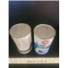 Image 3 : Gulf Gulf pride & Texaco Havoline motor oil tins 1 qt (full)