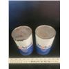 Image 3 : 2 Mobil oil oil tins 1 qt (full)