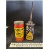 Image 1 : Whiz brake dressing 8 fl. Oz. tin & Dunlop rubber repair kit tin
