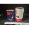 Image 3 : 2 Mobil oil oil tins, 1 Lubrite 1 us qt.