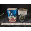 Image 1 : L-Jay motor oil tin one litre & John Deere fuel improver tin 946 mL