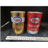 Image 1 : 2 Esso oil tins (full)