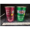 Image 1 : 2 Esso oil tins (full)