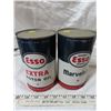 Image 2 : Esso motor oil, Marvel lube Esso cans empty