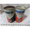 Image 3 : Pair of B/A 1 qt cans motor oil and Perrless motor oil
