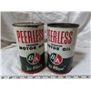 Image 2 : B/A Peerless motor oil cans 1 qt cans empty