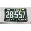 Image 1 : 1928 Saskatchewan license plate - 28-557