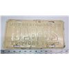 Image 3 : 1957 Saskatchewan license plate - 28-848
