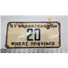 Image 1 : 1957 Saskatchewan license plate - 20