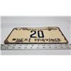 Image 2 : 1957 Saskatchewan license plate - 20