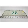 Image 2 : 1970 Saskatchewan license plate - 20