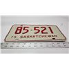 Image 2 : 1975 Saskatchewan license plate - 85-521
