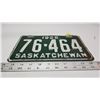 Image 2 : 1928 Saskatchewan license plate - 76-464
