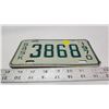 Image 2 : 1970 Motorcycle Saskatchewan license plate - 3868