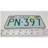 Image 2 : 1984 sticker, Motorcycle Saskatchewan license plate - PN-397