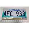 Image 1 : Manitoba license plate - AFC 933