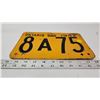 Image 2 : 1942 Ontario license plate - 8A-75