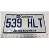 Image 1 : Quebec license plate - 539-HLT