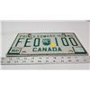 Image 2 : Prince Edward Island (PEI) license plate - FE0-100