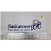 Image 1 : Thin 2006 Saskatoon centennial license plate (plastic)
