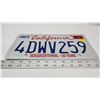 Image 2 : 2001 sticker, California license plate - 4DWV259