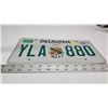 Image 2 : 1991 sticker, Oklahoma license plate - YLA-880